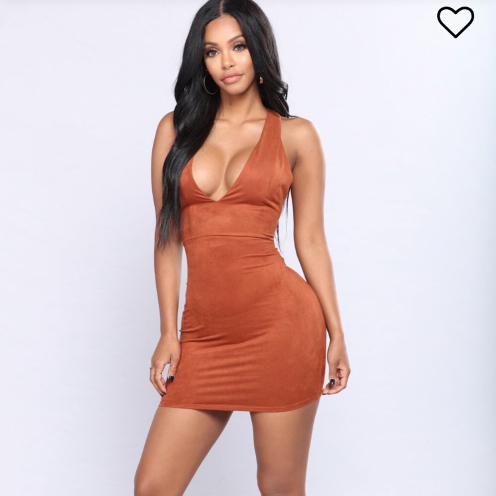 Rust Mini Dress
